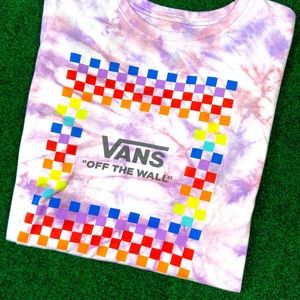 Women’s custom dyed vans graphic t shirt